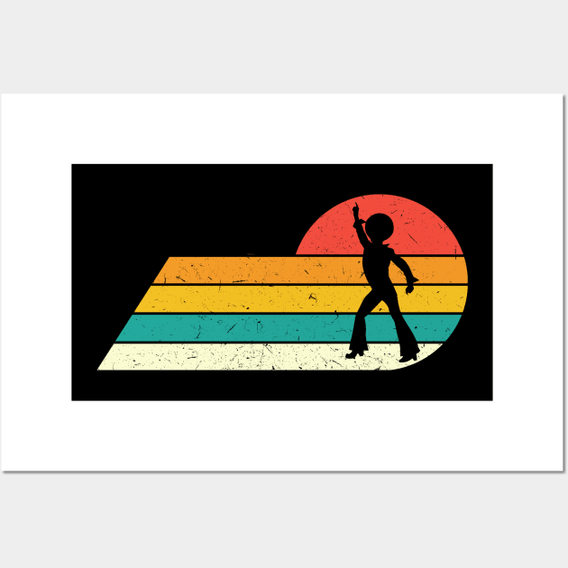 Retro Disco Dance 70s 80s Wall Art by Synithia Vanetta Williams